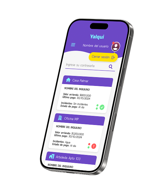 Mockup de celular mostrando beneficios